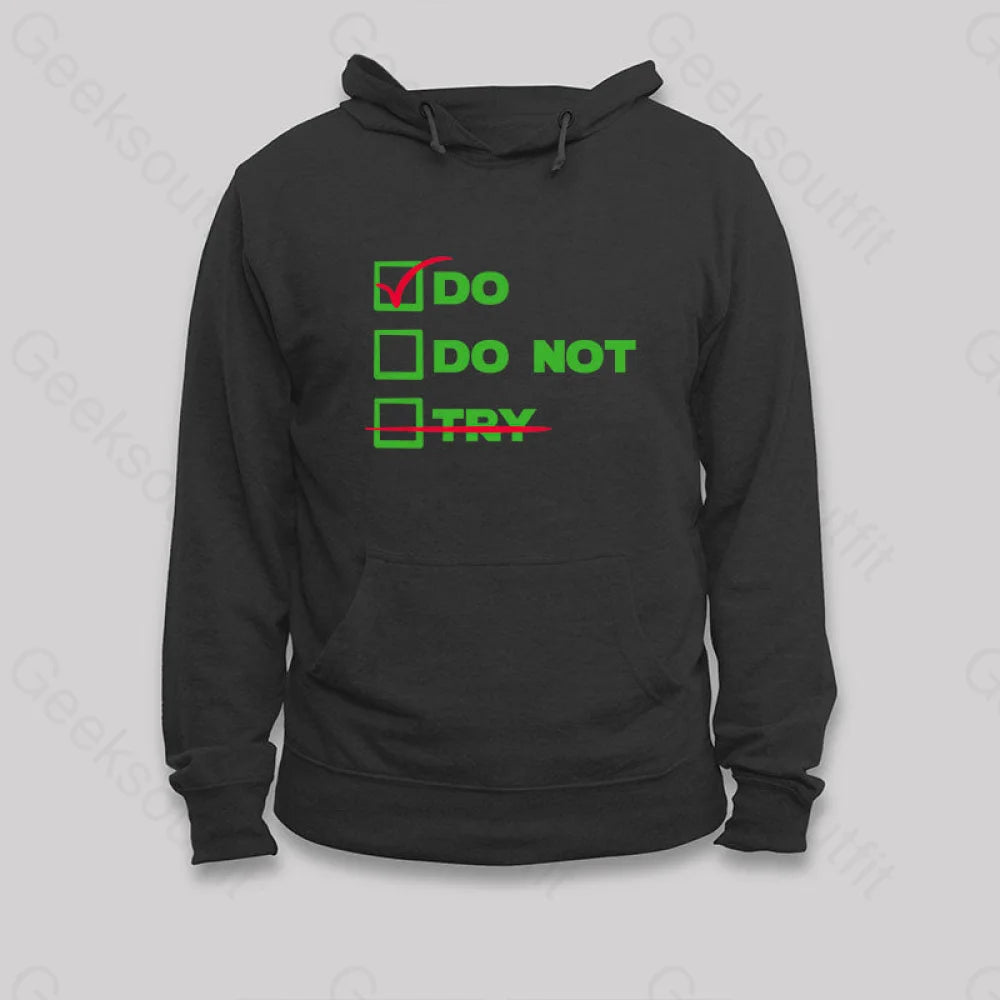 Beaded SweatshirtsThere is No Try Hoodie