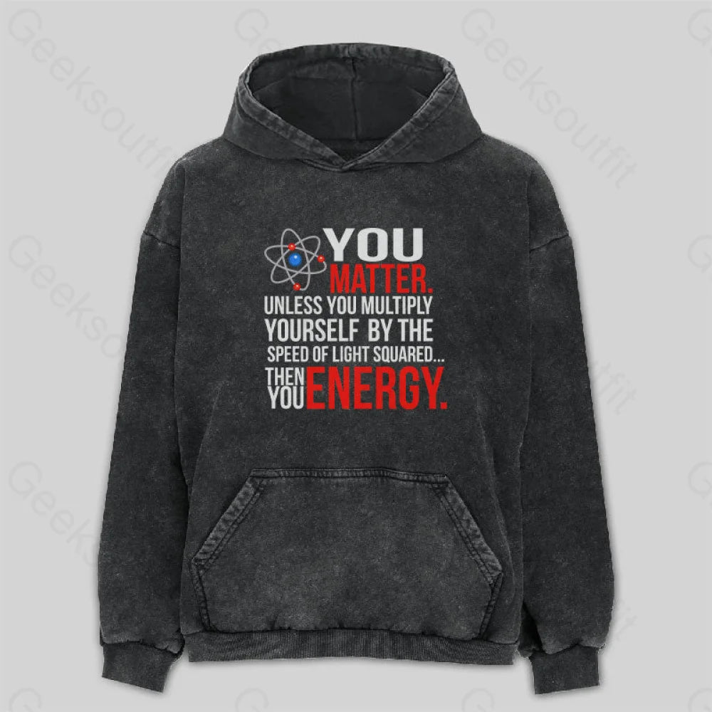 Sports Team HoodiesYou Matter Washed Hoodie