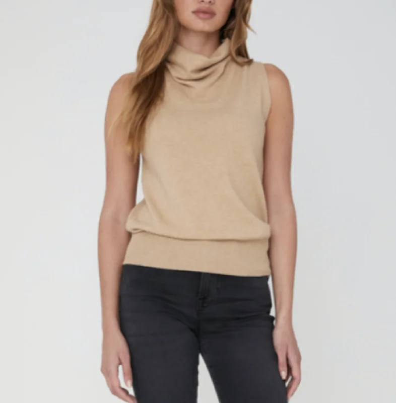 Oversize sleeveless topToni Cashmere Sleeveless