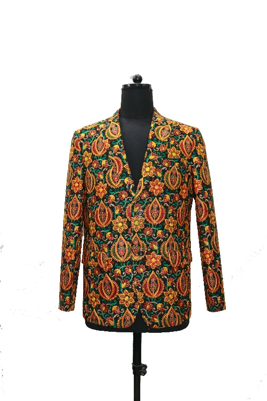 BlazervirtualDaisy Chain Embroidered Blazer