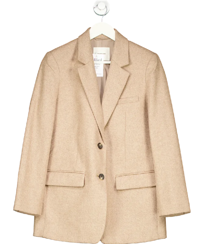 BlazervictoryEVERLANE Beige Oversized Wool Blazer UK S