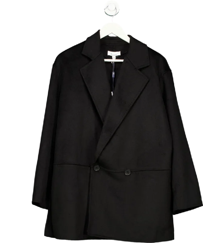 BlazerformalNext Black Handsewn Wool Blend Blazer Coat UK XS