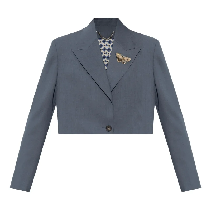 BlazercrazeCropped Single Breasted Blazer