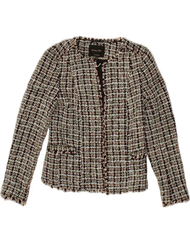 BlazerplayerMASSIMO DUTTI Womens Open Blazer Jacket EU 36 XS Multicoloured