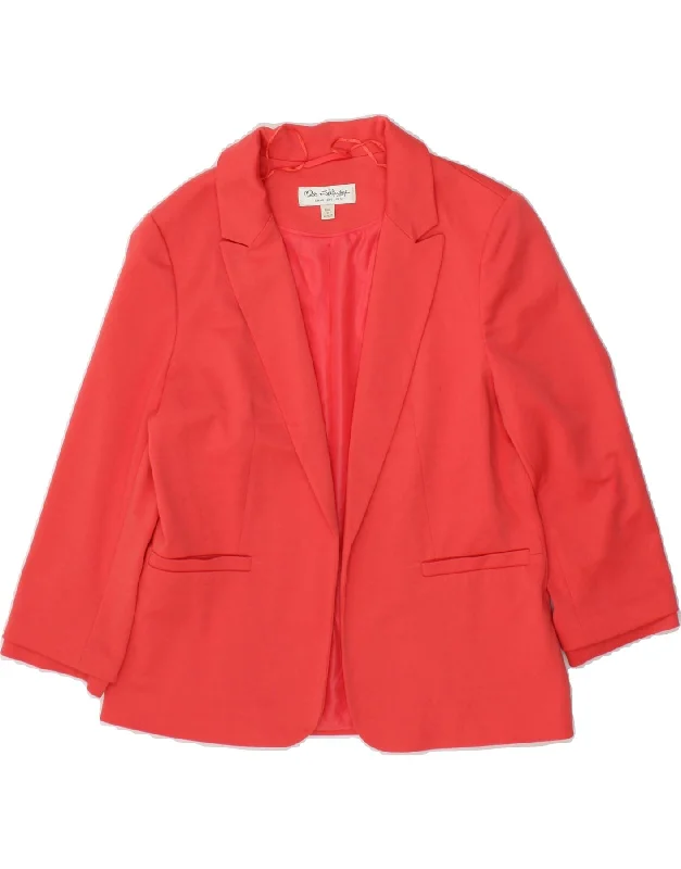 BlazerexhibitionMISS SELFRIDGE Womens Blazer Jacket UK 12 Medium Red Polyester